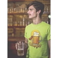 thumbnail image 2 of Oktoberfest Beer Mug W Sausage T-Shirt Men -Image by Shutterstock, Male Small, 2 of 4