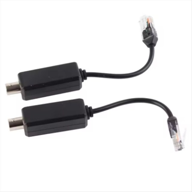 1Pair 10/100Mbps 1CH Passive IP Network Coaxial Transmitter Receiver Extender for IP NVR Camera Extender over Coax