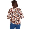 thumbnail image 2 of Alfred Dunner Womens  Color Block Short Sleeve Tee, 2 of 6