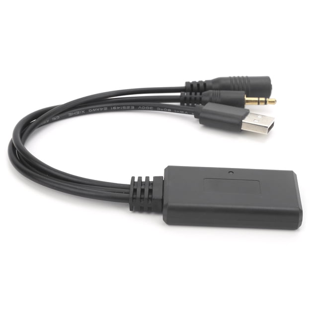 Car Audio Adapter, Stable Media Music Adapter Sturdy BT 5.0 for Car for General Purpose for Auto for Professional Use