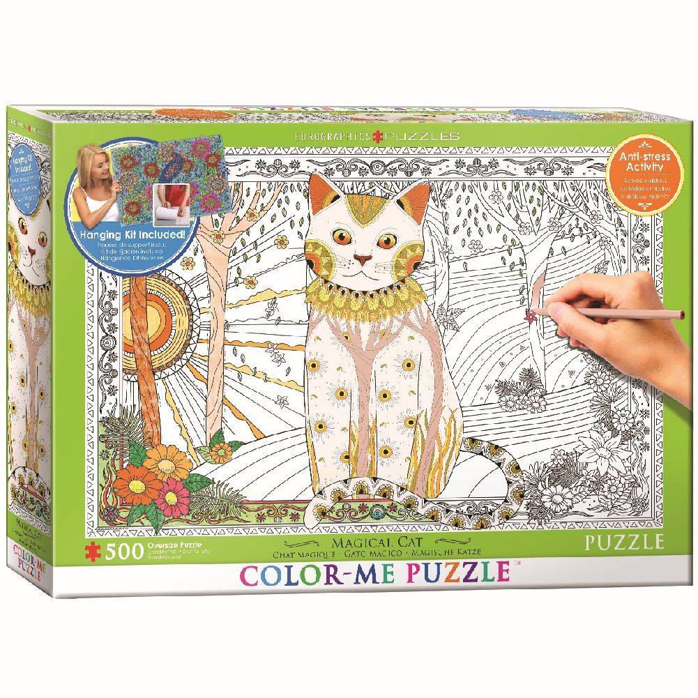 Magic Cat 500Piece ColorMe Puzzle