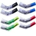thumbnail image 5 of Warmer Summer Cooling Basketball Arm Cover Outdoor Sport Arm Sleeves Sun Protection GREEN XL STYLE2, 5 of 8