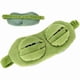 thumbnail image 5 of Shinywear Cute Sleeping Mask Eye Mask Plush Blindfold Travel Sleep Masks Super Soft Funny Eye Cover (Green Frog), 5 of 5
