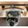 thumbnail image 5 of Green Plants Desk Mat Tropical Leaves Mouse Pad Cute, Large Extendded Gaming Deskmat, XXL Laptop Keyboard Mouse Mat Desktop Matt Women Office Desk Accessories Mousepad Desk Cover Mat, 31.5"x15.75", 5 of 6