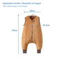 thumbnail image 2 of Saco de dormir integrado de doble capa Laklulu Soft para niños, 2 of 5