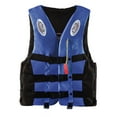 thumbnail image 1 of DYNWAVECA 360 degree Reflective Life Jacket Swimwear Swim Vest for Floating Kayaking Rafting 3XL Blue, 1 of 9