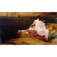 thumbnail image 2 of Herbert James Draper 24x15 Gold Ornate Framed and Double Matted Museum Art Print Titled - Calypso Island (1897), 2 of 4