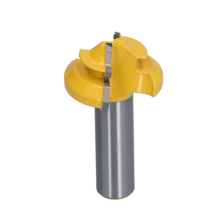 

Wood Milling Cutter 1/2in Shank Router Bit Standard Sizes High Accuracy Wear Resistant For Woodworking Projects 2in 1-3/8in
