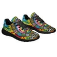 thumbnail image 6 of Hippie Peace Sign Shoes Sneakers Black Size 5, 6 of 7