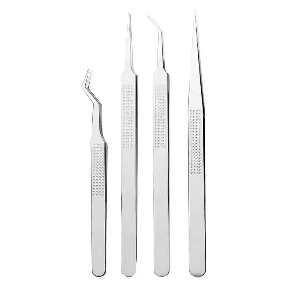 Stainless Steel High Precision Chip Tinning Tweezers for IC Repair (Set of 4) PPD 3XS Series