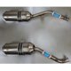 thumbnail image 4 of Exhaust Muffler Pipe Protector Stainless Steel Heat Shield Cover Universal for MotorcycleBluing, 4 of 5