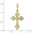 thumbnail image 2 of 10K Yellow Gold Fleur De Lis Cross Pendant (39 X 20) Made In United States -Jewelry By Sweet Pea, 2 of 5