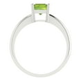 thumbnail image 4 of Solitaire Engagement Ring for Women - 1.75ct Natural Peridot in 14K White Gold Promise Ring, 4 of 5
