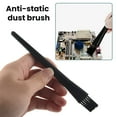 thumbnail image 4 of 6 in 1 Plastic Small Portable Handle Nylon Anti Static Brushes Cleaning Keyboard Brush Kit, Black (Zip Bag ), 4 of 7