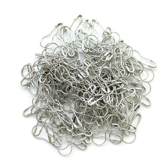 LEORX 3Pack Heavy Duty Safety Pin for Fabric and Tailoring Silver