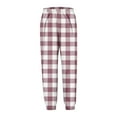 thumbnail image 6 of Lopecy-Sta ​Kids Checkered Jogger Pants with Elastic Waistband & Functional Side Pockets - Adjustable Ankle Cuffs Comfort Fit for Boys Girls 2-10 Years, 6 of 6