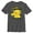 Charcoal Heather, variant on Boy's Pokemon Pikachu Laughing Graphic Tee White Medium