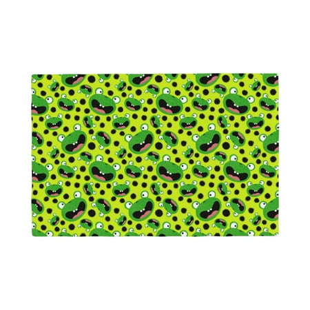 

Placemats Set of 4 Frogs Heat Resistant Non - Slip Place mats Waterproof table mat for Kitchen Dining-4片装