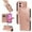 Rosegold, variant on Allyechgroup Wallet Case for Apple iPhone 16 Plus, Butterfly Floral Embossed Premium PU Leather Shockproof Flip Stand Cards Slots Hand Wrist Phone Case for Apple iPhone 16 Plus, Green