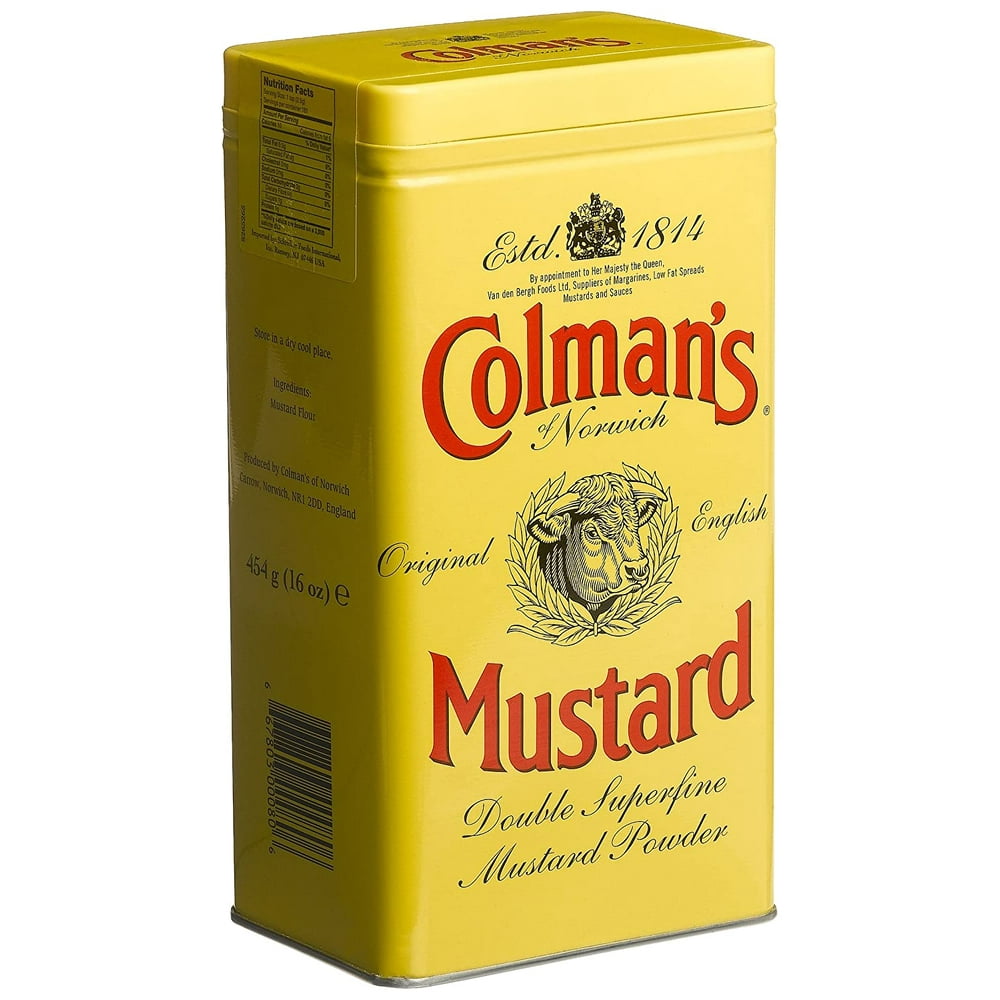 Colmans Mustard Powder, 16Ounce Cans (Pack of 3)