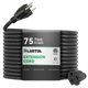 thumbnail image 1 of Cable de extensión PLUGTUL 75 pies/23 m para exteriores 16/3 13A 1625W negro, 1 of 8