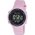 thumbnail image 3 of Reloj deportivo negro para mujer, relojes digitales para mujer, pantalla LED resistente al agua hasta 5 ATM, retroiluminación al aire libre, 3 of 4
