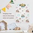 thumbnail image 6 of FMSHPON Cartoon Panda in Coffee Cup Clipboard Hardboard Wood Nursing Clip Board and Pull for Standard A4 Letter 13x9 inches, 6 of 7
