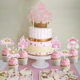 Princess Baby Shower Decorations for Girl Pink and Gold Include It’s a