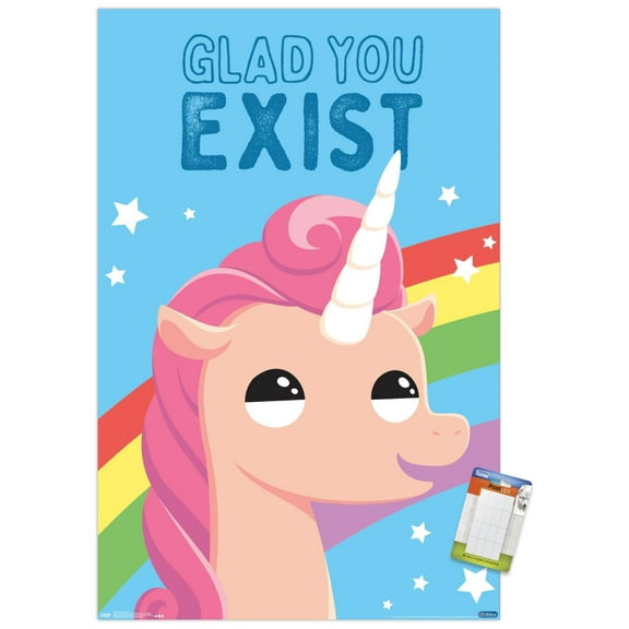 Glad You Exist Wall Poster, 22.375" x 34"