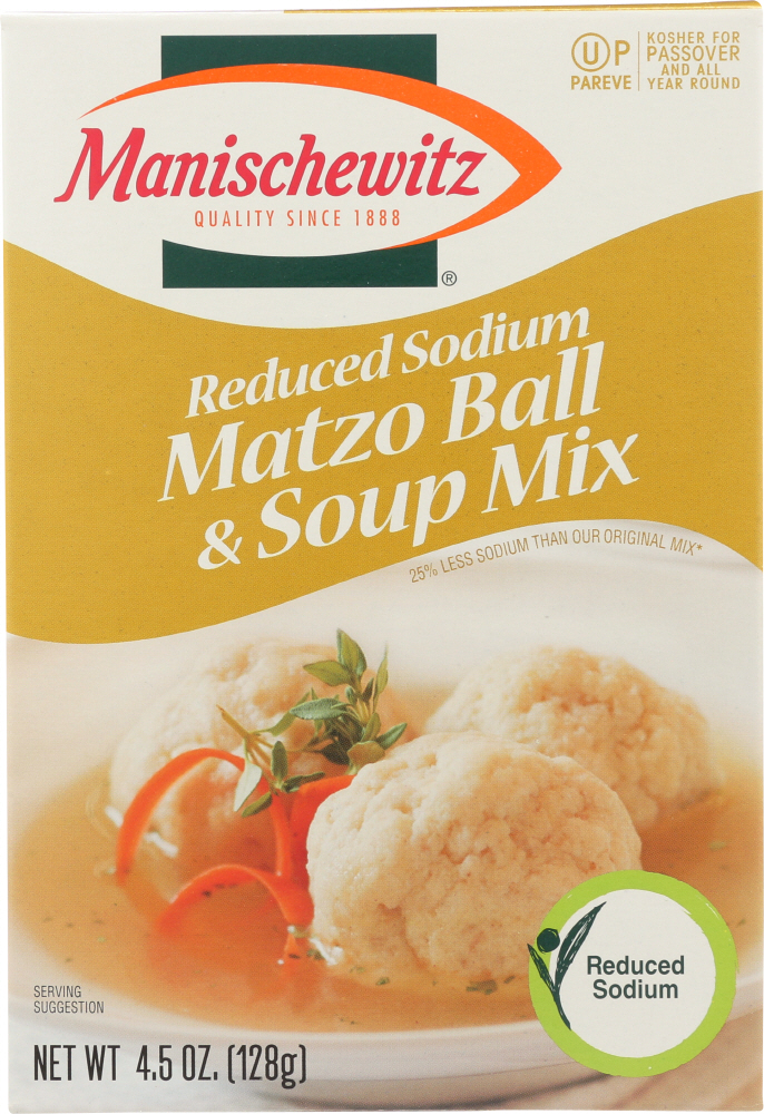 YAME Matzo Ball & Soup Mix Reduced Sodium, 4.5 Oz, Only 1 Pack