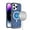 Blue, variant on For Apple iPhone 15 Pro Max (6.7") Transparent Glitter Shiny Sparkle Bling Compatible with MagSafe wireless charger Frame Cover ,Xpm Phone Case [ Blue ]