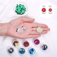 thumbnail image 2 of 1Set DIY Ornament Accessories Plastic Paillette Beads Sequins Beads Disc 15x30mm Mixed Color, 2 of 9