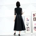 thumbnail image 2 of Vestido de noche para banquete, vestido de fiesta para estudiantes de largo medio negro para mujer, vestido diario para mujer, 2 of 6