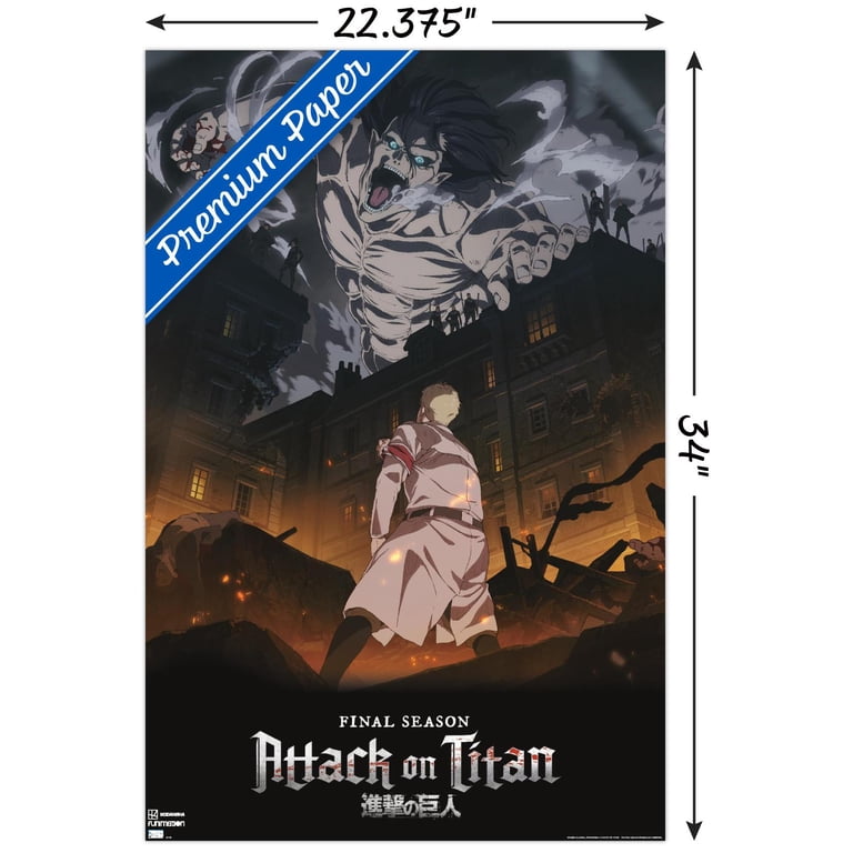 Attack on Titan: Season 4 - Key Visual 1 Wall Poster, 22.375