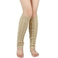 thumbnail image 3 of Sailboat Leg Warmers - Leg Warmers for Women for Winter, 80s Ribbed Knit Leg Warmer Winter Warm Complexion One Size, 3 of 3