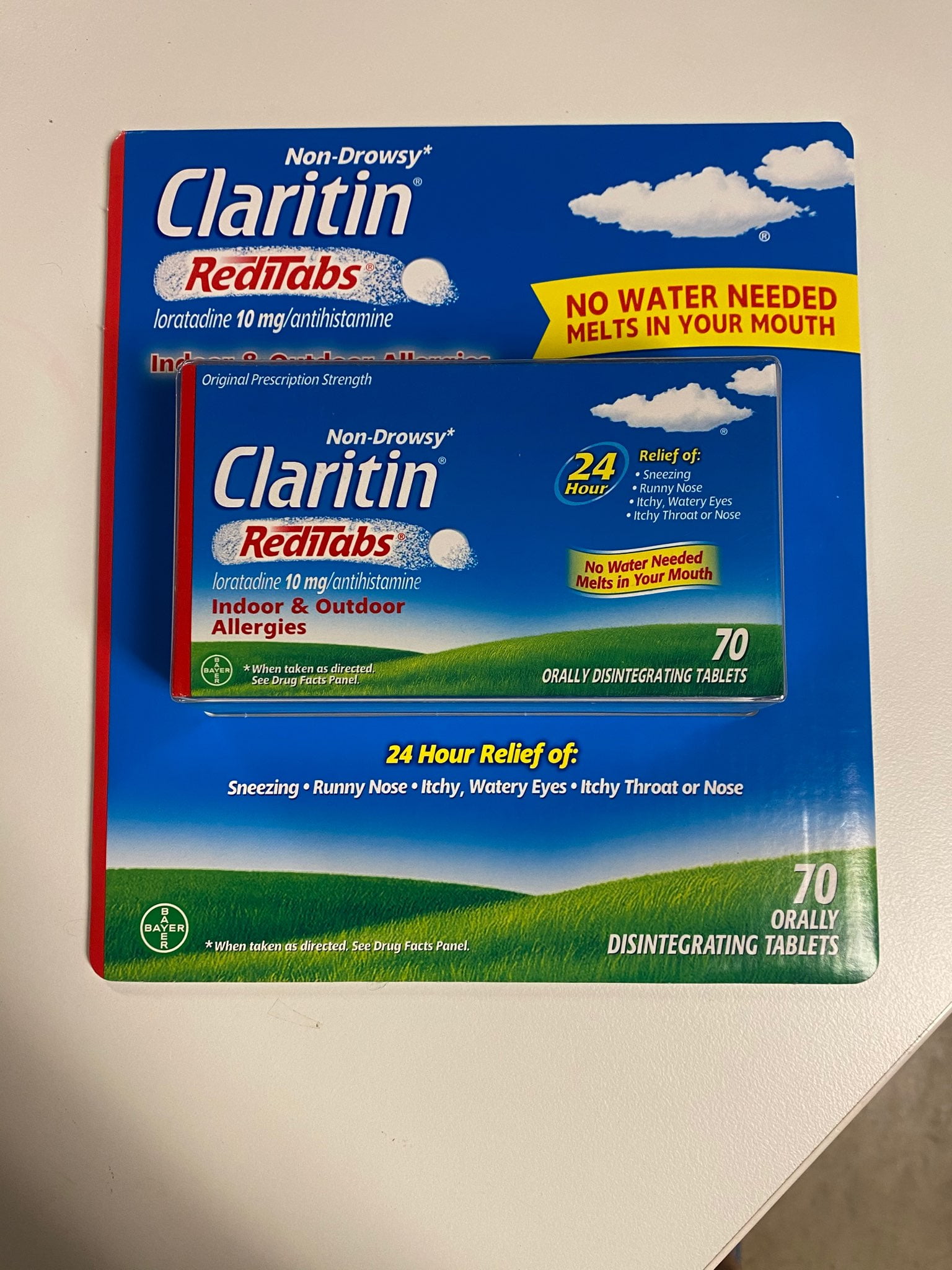 Claritin Reditabs loratadine 10 mg/antihistamine Indoor / Outdoor