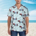 thumbnail image 4 of Fotbe Dachshund Dog Puppy Hawaiian Shirt for Men Unisex Summer Beach Casual Short Sleeve Cotton Linen Button Down Shirts-XX-Large, 4 of 9