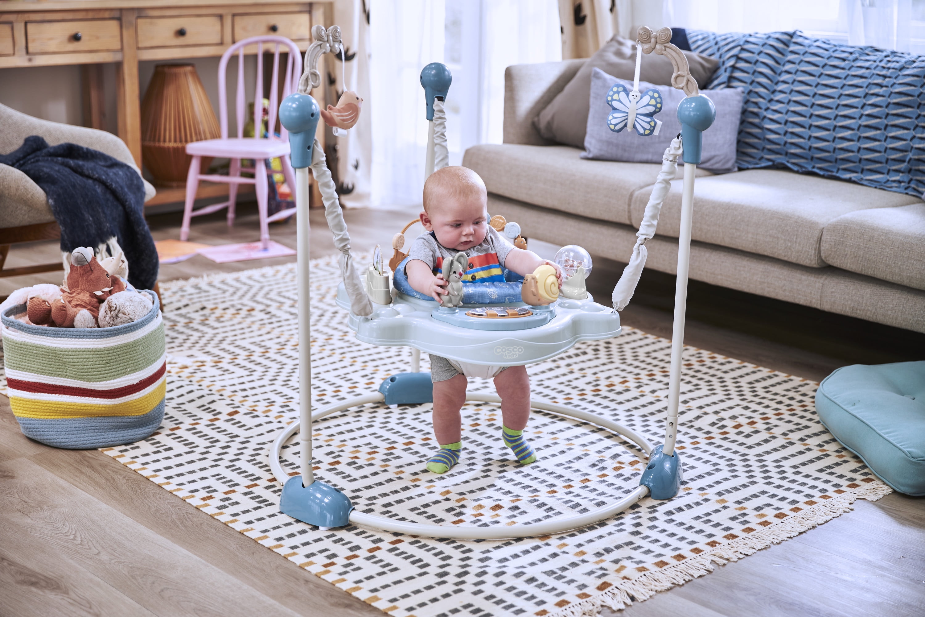 Cosco Kids Jump, Spin & Play Activity Center, Forest Friends