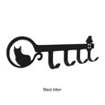 thumbnail image 4 of Ruiboury Compact Size And Versatile Usage Decorative Wall Mounted Iron Key Holder Black Cat 25.5脳7脳3.5cm, 4 of 6
