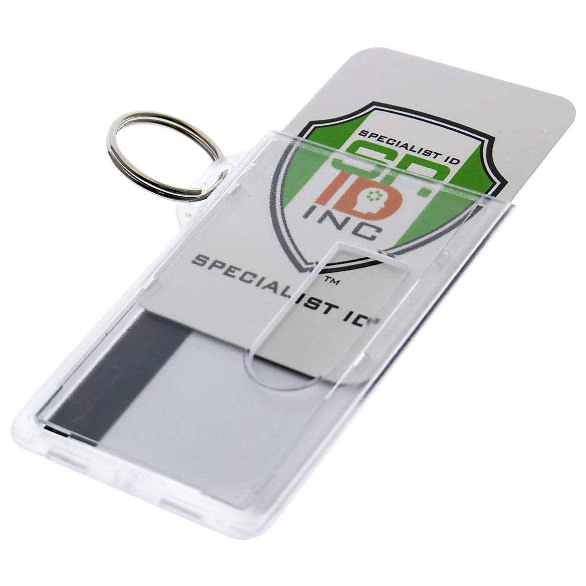 dontdo Badge Holder,Cute Cartoon Duck Bell Pendant ID Badge Card Holder Keychain Key Ring 10#