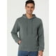 thumbnail image 3 of Sudadera con capucha con forro de felpa para hombre Sudaderas con capucha de manga larga sólida con bolsillo Gris oscuro M, 3 of 6