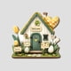 thumbnail image 5 of Decoraciones de Pascua, adornos de Pascua, regalos de Pascua, colgante de Pascua acrílico plano, lindo colgante de decoración para coche, teja hangoutone, 5 of 6