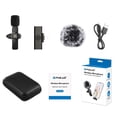 thumbnail image 4 of Micrófono de computadora en vivo Streaming Vlogging Video Chat Clip-On Bluetooth Compatible con Solapa Mic Mic Auto Par 360 grados Pickup Type 4 Eigraketly EL005606-04B, 4 of 7
