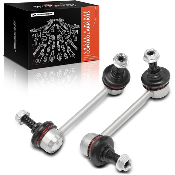 A-Premium 2x Rear Sway Bar Links Stabilizer Bar Links, Compatible with Honda Accord 1998-2007 & Acura CL 2001-2003, TL 1999-2008, TSX 2004-2008, Replace # K90342