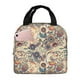 thumbnail image 1 of Easygdp Floral With Birds Bolsa Térmica Premium - Tela Oxford Impermeable, Gran Capacidad, Bolsillo Frontal, Unisex para Trabajo, Escuela, Actividades al Aire Libre y Picnics, 1 of 8