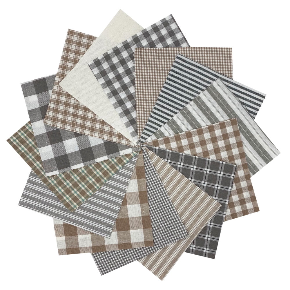 40+ Whitewash Neutral Homespun 5 inch Cotton Fabric Quilt Squares