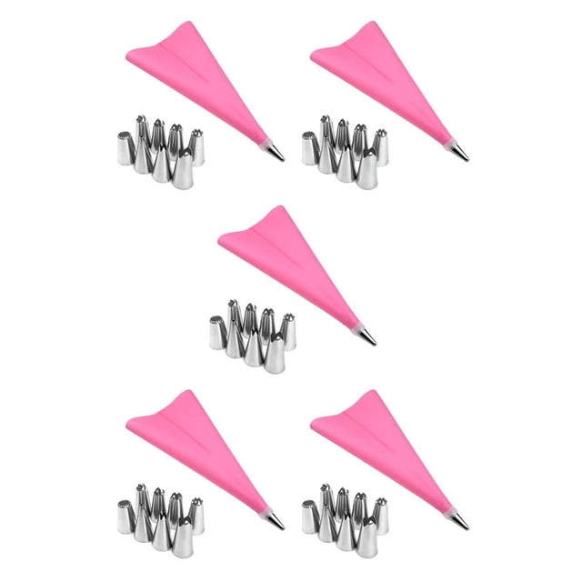 Toystoory Cake Decorating Tools with Icing Bag Restaurant Making Pastry Confectionery Kit Equipment Props Nozzles Accessory Cream No.03 Satz2 5piezas Toystoory CBP046427