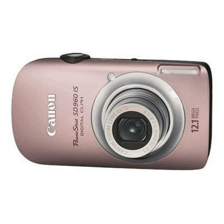 Canon PowerShot ELPH SD960 IS - Digital camera - compact - 12.1 MP - 720p - 4x optical zoom - pink
