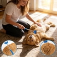 thumbnail image 4 of Ailezt This Retractable Cat Grooming Brush Gently Combs And Can Also Be To Scratch And Massage Your Back. It Features A Comfortable Handle., 4 of 6