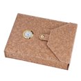 thumbnail image 5 of Humidor de cigarros marrón, caja de soporte para cigarros de 20 piezas de capacidad con higrómetro, pegatina de pegamento para humidificador para regalo de almacenamiento de cigarros, 5 of 5